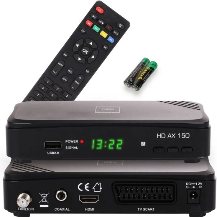 Opticum RED HD AX 150 HD DVB-S2 Receiver HDTV, DVB-S, DVB-S2, Schwarz – Bild 4