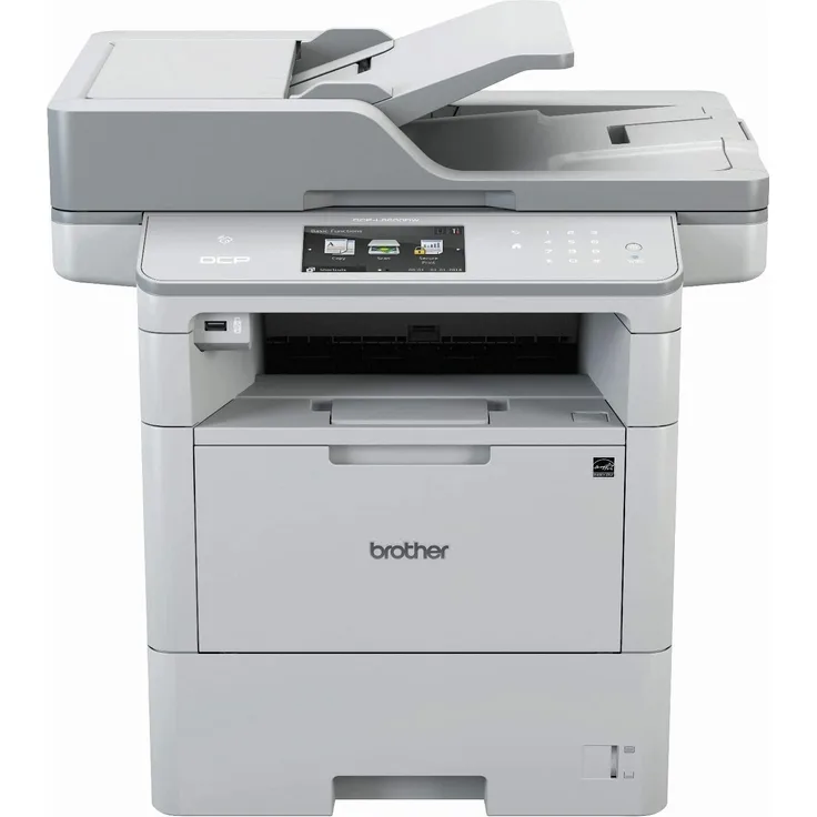 Brother DCP-L6600DW (3-in-1) Multifunktionsdrucker - (Laser) Mono, Druckgeschwindigkeit: 46 s/w, Auflösung: 1200 x 1200, LAN, NFC, WLAN, Mobile Print, AirPrint, NFC, Cloud Print (DCPL6600DWG1)