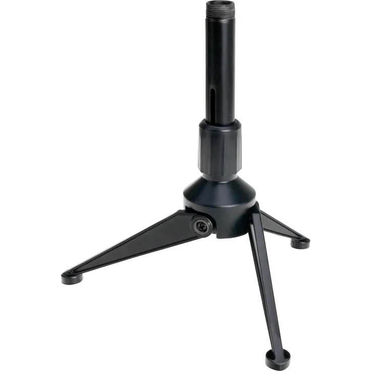 Pronomic MST-20 Tisch-Mikrofonständer (5-8'', ideal für Poadcasting, geeignet für Großmembranmikrofone mit Spinne) schwarz 