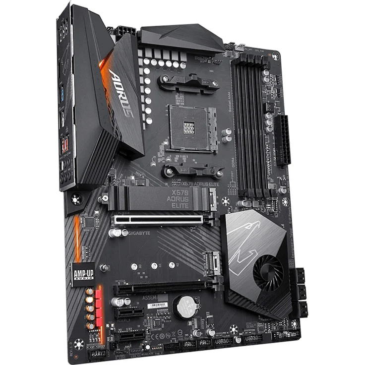Gigabyte X570 AORUS ELITE (rev. 1.0) - ATX, AMD X570, Sockel AM4, Dual-channel DDR4 (X570 AORUS ELITE) – Bild 2