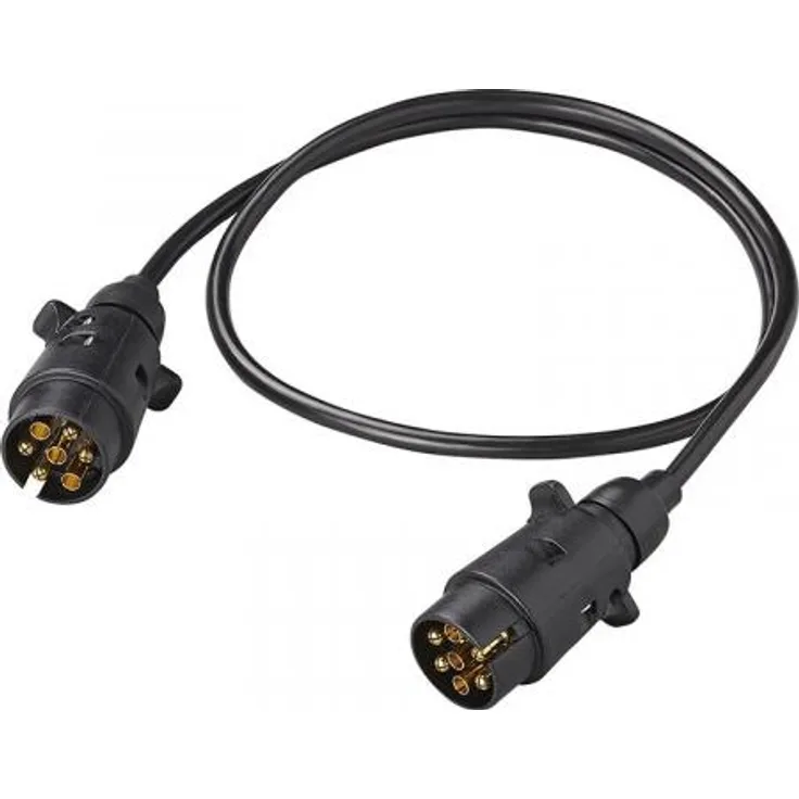 Verlängerungskabel 1M mit 2x Stecker 7-polig PVC