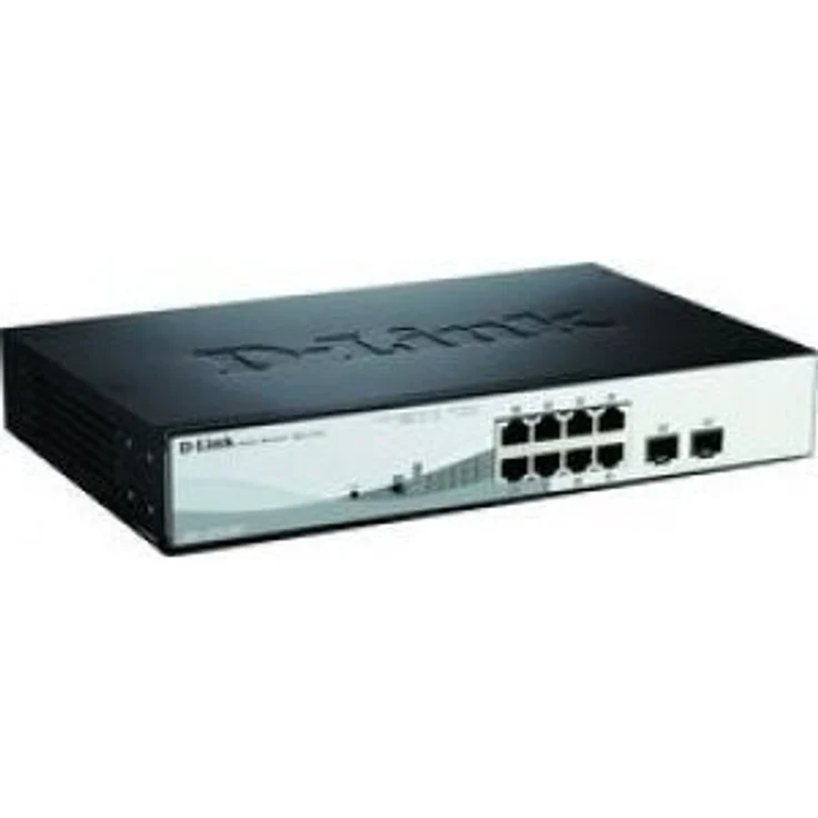 D-Link DGS-1210-08P Gigabit Smart Switch (8-Port, 2x SFP, 20 Gbit-s Schaltleistung) – Bild 1
