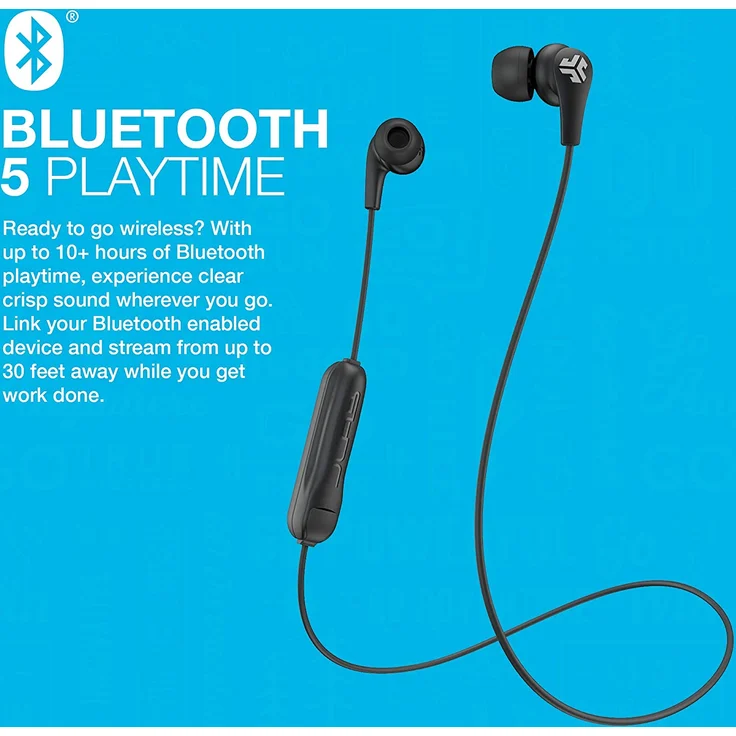 JLab Audio JBuds Pro Wireless In-Ear Kopfhörer, mit Bluetooth, geeignet für Sport, schwarz – Bild 4