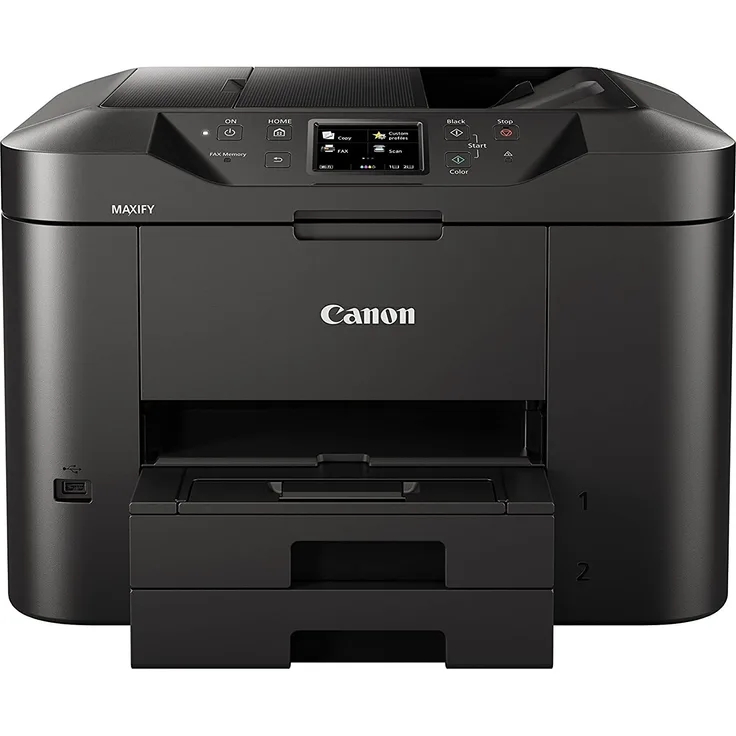 Canon MAXIFY MB2750 (4-in-1) Multifunktionsdrucker - (Tintenstrahl) Farbe, Druckgeschwindigkeit: 24 s/w, 15,5 Farbe, Auflösung: 1200 x 600, LAN, (0958C032)