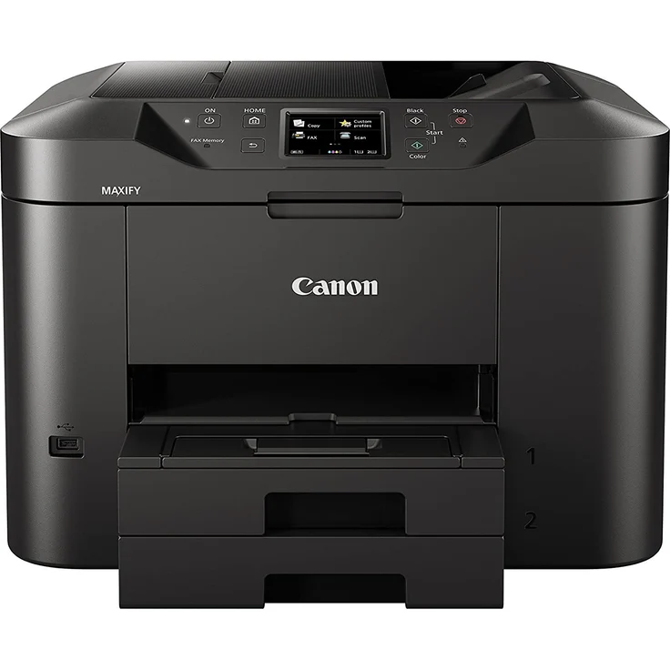 Canon MAXIFY MB2750 (4-in-1) Multifunktionsdrucker - (Tintenstrahl) Farbe, Druckgeschwindigkeit: 24 s/w, 15,5 Farbe, Auflösung: 1200 x 600, LAN, (0958C032) – Bild 1