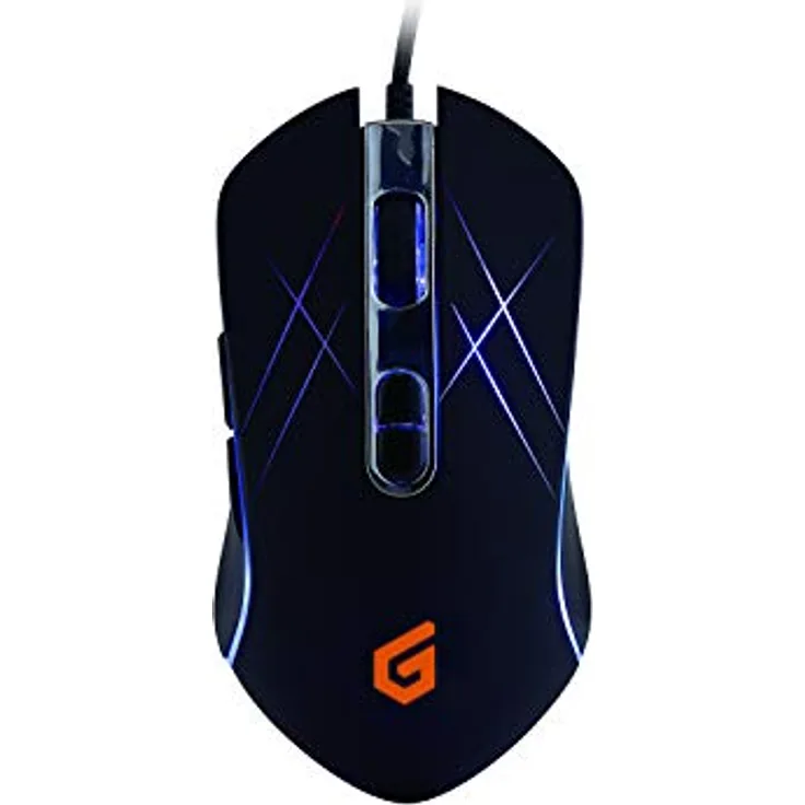 Conceptronic DJEBBEL01B Gaming USB Maus, 3200 DPI, IC Sensor, 7 programmierbare Tasten
