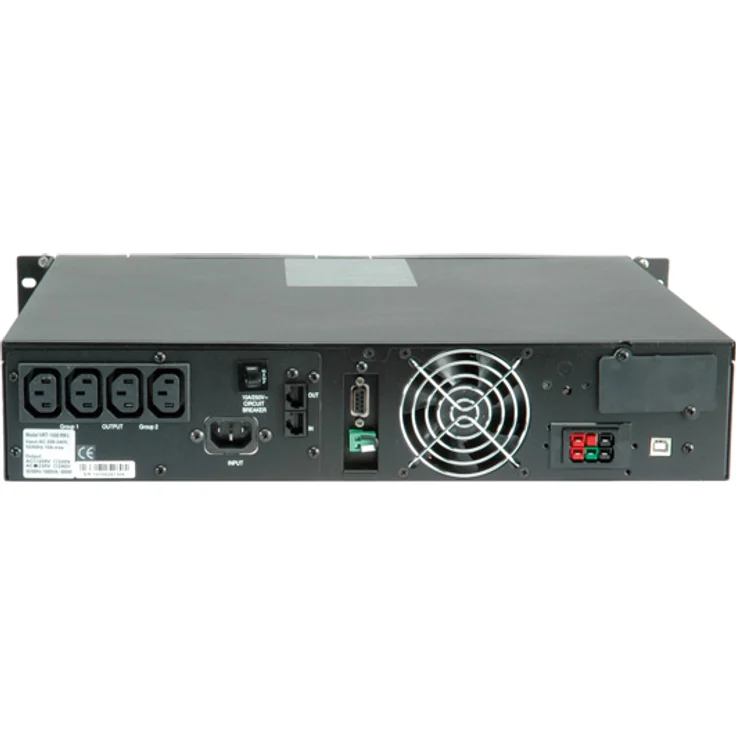 ROLINE 19401069 ProSecure III 1000 RM2HE Online USV, 48,26 cm (19 Zoll) Rackversion schwarz – Bild 2