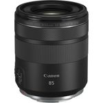 Canon Objektiv RF 85mm F2 - Macro IS STM - Porträtobjektiv für EOS R Serie (Festbrennweite, extreme Detailaufnahmen, 5-Stufen optischer Bildstabilisator, 500g, kompakt), schwarz