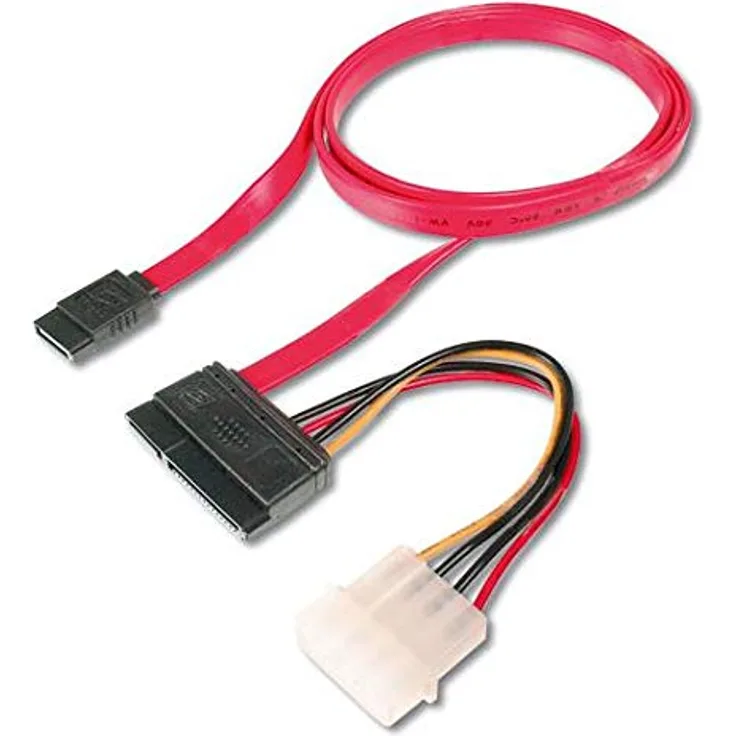 PremiumCord Kabel SATA-Daten + Leistung 0, 5 m
