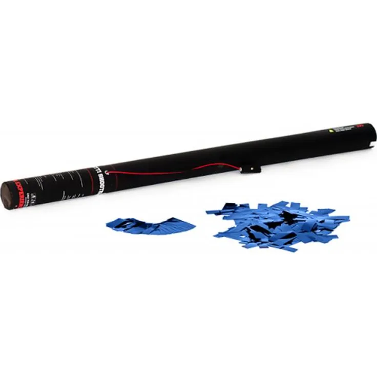 TCM FX Konfetti-Ladung elektrisch 80cm, blau metallic