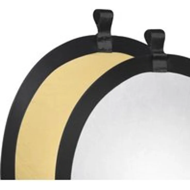 Walimex Faltreflektor, 56 cm gold-silber (inkl. Transporttasche) - Preisvergleich
