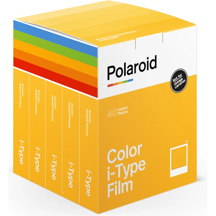 Polaroid - 6010 - Sofortbildfilm Farbe fûr i-Type – 5 Packs - 40 Fotos – Bild 1