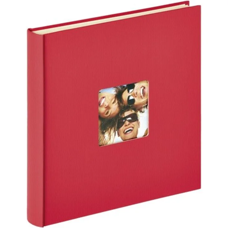 Walther design SK-110-R Fun Selbstklebealbum, 33 x 34 cm, rot