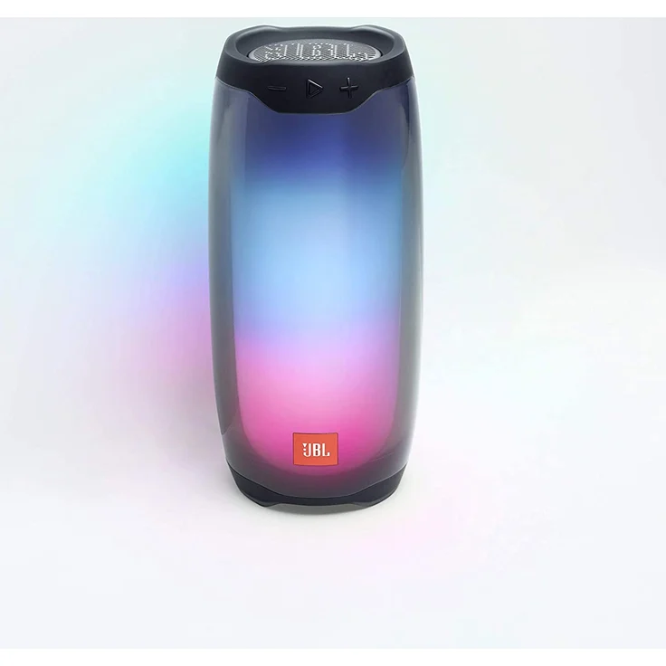 JBL Pulse 4 Bluetooth-Lautsprecher mit Lichteffekten, Mikrofon, Lampe, wasserdicht, schwarz – Bild 7