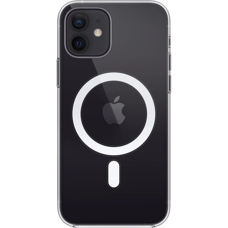 Apple MHLM3ZM/A Clear Case mit MagSafe, geeignet für Apple iPhone 12/12 Pro, Handy-Schutzhülle, transparent – Bild 4