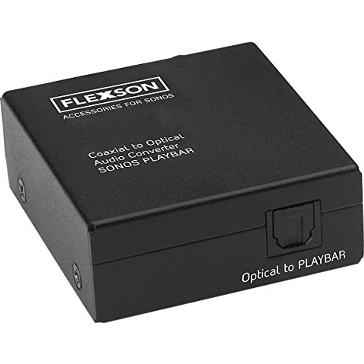 Flexson Koaxial zum optischen Audio Converter für SONOS PLAYBAR / PLAYBASE