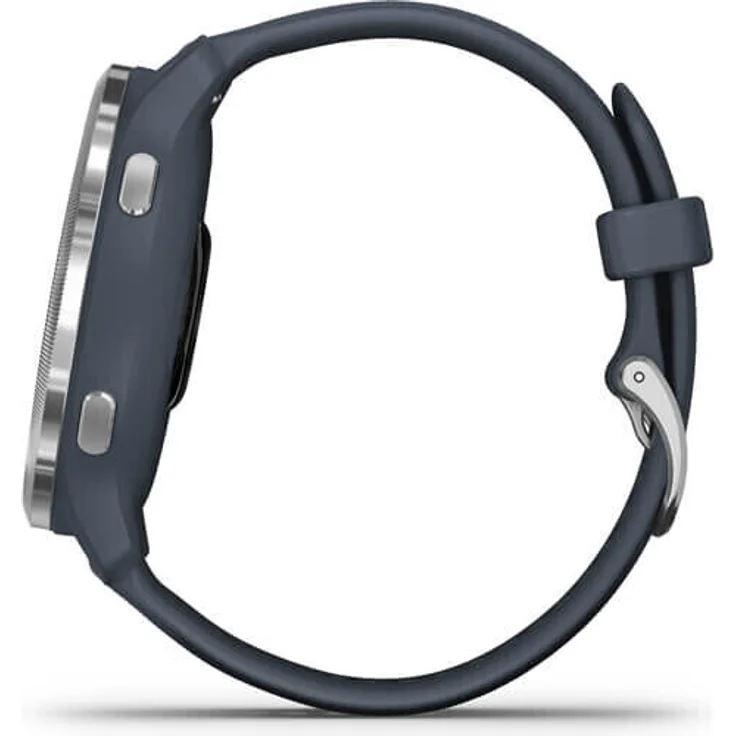 Garmin Venu 2 Smartwatch GPS, Unisex, Einheitsgröße, Edelstahl+Kunststoffgehäuse, Silikonarmband, Silber/Granitblau (010-02430-10) – Bild 5