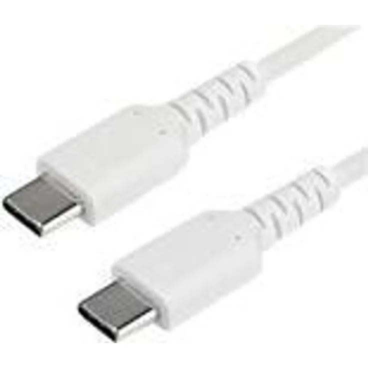 StarTech.com StarTech.com 1 m / 3.3 ft. USB C Cable - White - Aramid Fiber - USB-Kabel - USB-C (M) gerade bis USB-C (M) gerade - Thunderbolt 3 / USB 2.0 - 1 m - weiß