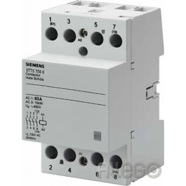 Siemens IS Insta-Schütz 4S 230VAC 63A 220VDC 5TT5050-0