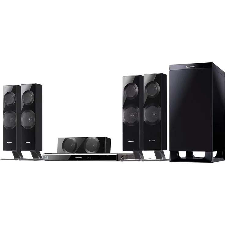 Panasonic SC-BTT590EG-K 5.1-Surround-Sound-System, 1000 Watt (RMS), schwarz