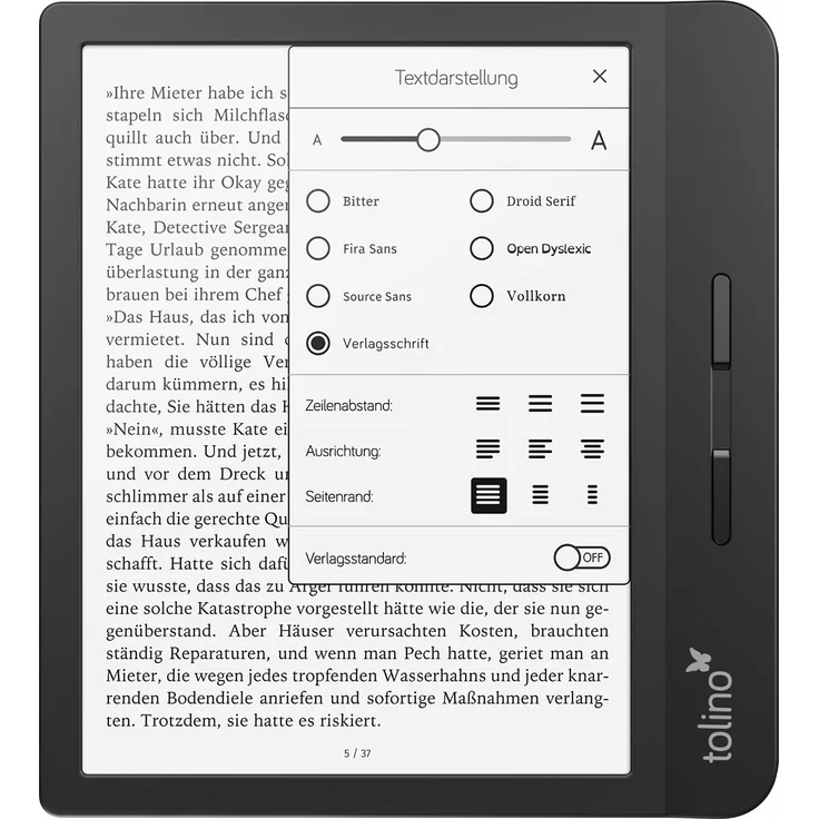 Tolino vision 5 WLAN 8 GB Schwarz – Bild 2