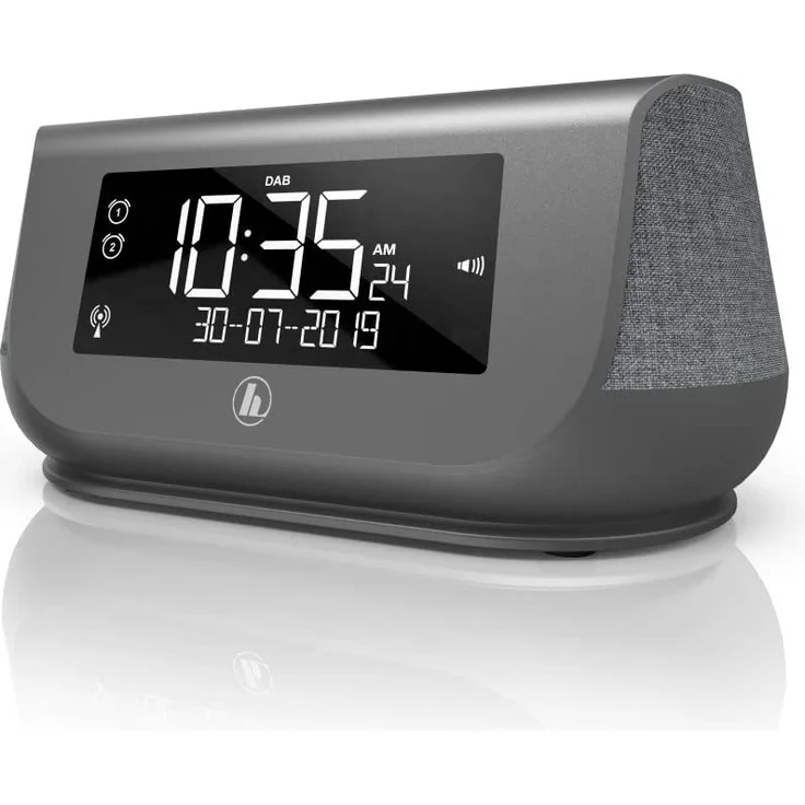 Hama DR36SBT 054895 Radiowecker mit Bluetooth, LCD-Display, grau – Bild 3