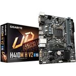 Gigabyte H410M H V2 - micro ATX, Intel H410, LGA 1200 (Sockel H5), Dual-channel DDR4-SDRAM (H410M H V2)