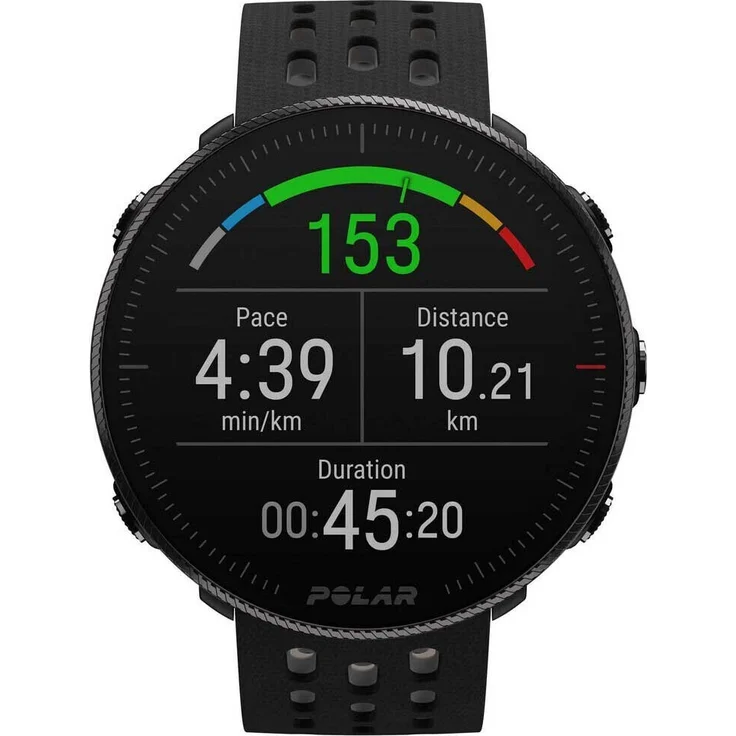 Polar Vantage M2 Smartwatch GPS, Unisex, Einheitsgröße, Silikonarmband, Schwarz/Grau (90085160) – Bild 2