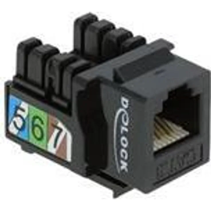 DeLock - Modulare Eingabe - RJ-12 - Schwarz