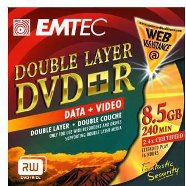 Emtec Dvd+r 8.5GB