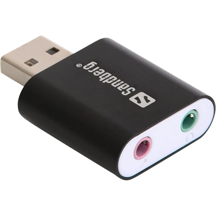 Sandberg 133-33 USB auf Sound Link USB-Adapter schwarz