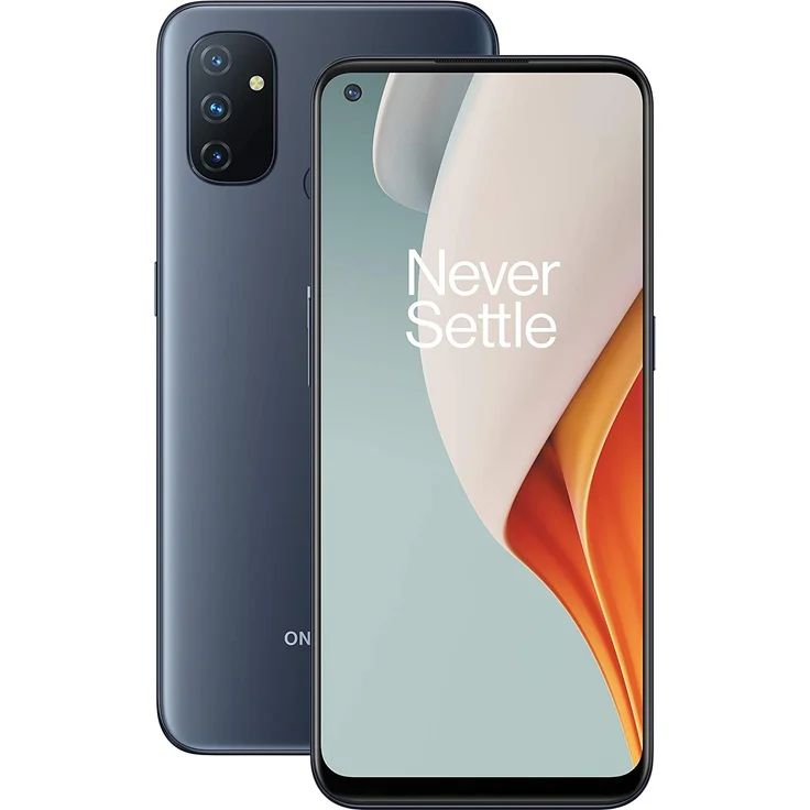 OnePlus Nord N100 Smartphone 16,56cm (6,52 Zoll) IPS-Display, 64GB interner Speicher, 4GB RAM, Dual-SIM, Android, Midnight Frost – Bild 2