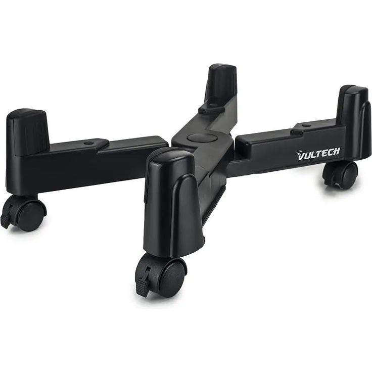 Vultech CP-03 CPU-Halterung Cart CPU-Halterung Schwarz - CPU-Halterungen (Cart CPU-Halterung, 20 kg, Schwarz, ABS Synthetik, 5 Rad/Räder, 25 cm)