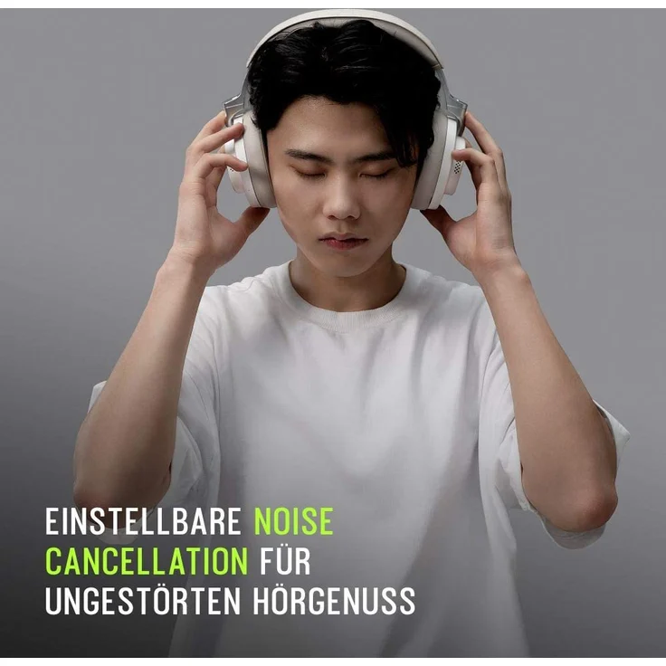 Shure AONIC 50 Over-Ear-Kopfhörer mit Bluetooth, Noise Cancelling, weiß – Bild 3
