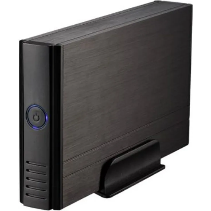 TooQ TQE-3520B - Gehäuse für 3,5'' Zoll Festplatten (IDE, SATA I-II-III, USB 2.0), Aluminium, LEDAnzeige, schwarze Farbe, 350 g.