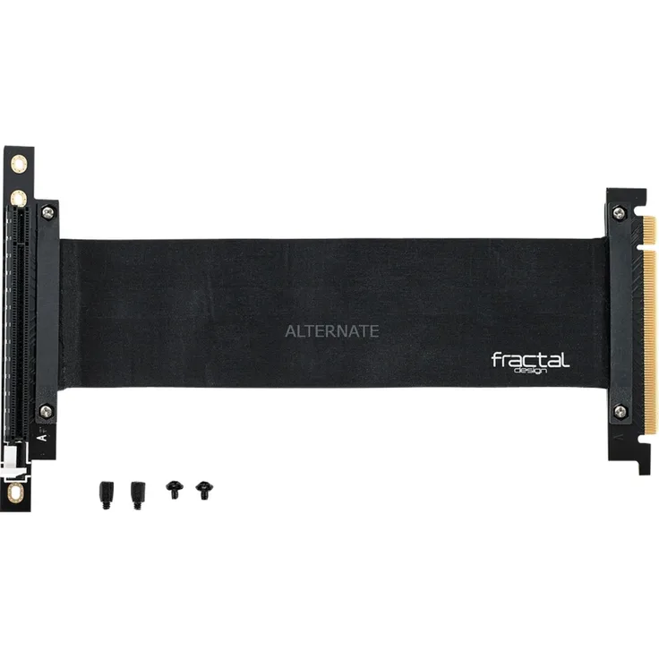 Fractal Design Flex VRC-25 PCI-E Riser für Define R6, Define S2, Define S2 Vision, Meshify S2, PC-Gehäuse, hochflexibel, latenzfreie Leistung, volle PCIe 3.0 Unterstützung, Zubehör