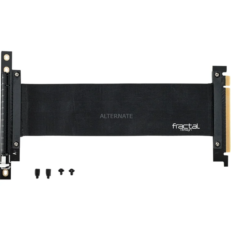 Fractal Design Flex VRC-25 PCI-E Riser für Define R6, Define S2, Define S2 Vision, Meshify S2, PC-Gehäuse, hochflexibel, latenzfreie Leistung, volle PCIe 3.0 Unterstützung, Zubehör