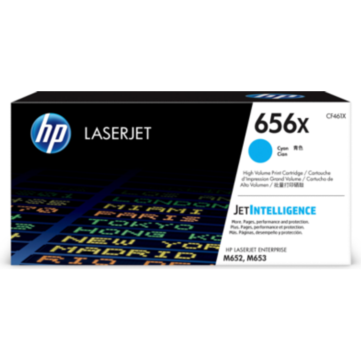 HP 656X Original Tonerpatrone cyan ca. 22.000 Seiten CF461X