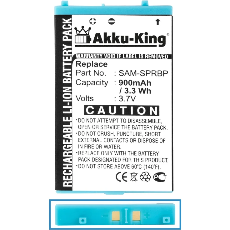 Akku-King Akku kompatibel mit Nintendo Gameboy Advance SP - Li-Ion 900mAh (9987) (GBA SP) – Bild 1