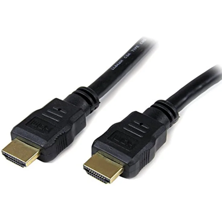 StarTech.com 30 cm High-Speed-HDMI-Kabel (Stecker-Stecker), HDMI Verbindungskabel Typ A mit vergoldeten Kontakten, HDMI Anschlusskabel