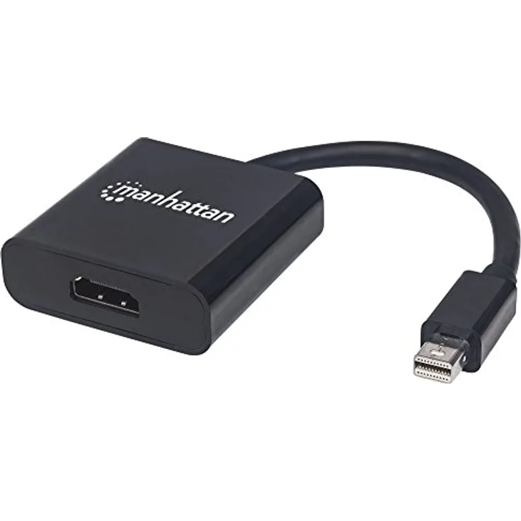 Manhattan 152570 Aktiver Mini-DisplayPort-Stecker auf HDMI-Buchse schwarz