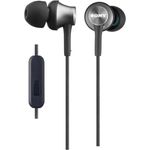 Sony MDREX450APH In-Ear Kopfhörer mit Mikrofon, grau