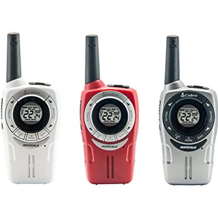 Cobra Set 3 Talkies Walkies Reichweite 8 km
