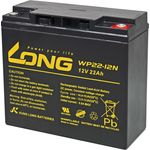 Kung Long WP22-12N 12V 22Ah Batterie AGM Blei Akku wartungsfrei zyklisch