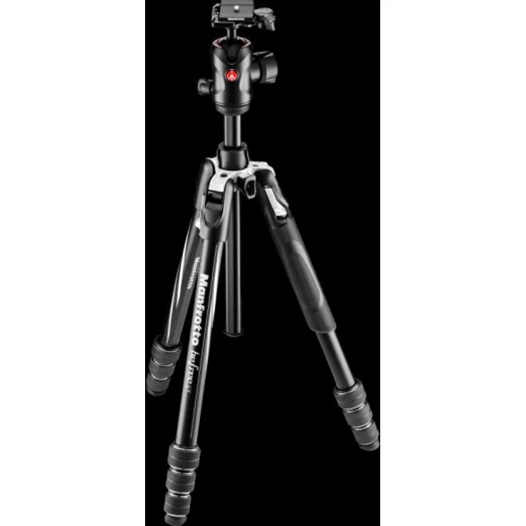 Manfrotto Befree Advanced GT Alu Reisestativ Twist (Drehverschluss) mit Kugelkopf, inkl.Tasche (für Canon, Nikon, Sony, DSLR, CSC, Spiegellose Kamera, Traglast:1kg, Packmaß:43cm, Gewicht:1,85kg)