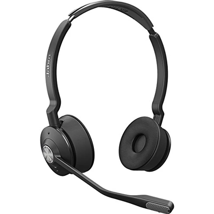 Jabra Engage 75 Stereo Wireless-Profi-Headset mit DECT-Bluetooth für 5 Endgeräte, mit Ladeschale, Skype for Business Open Office zertifiziert – Bild 1
