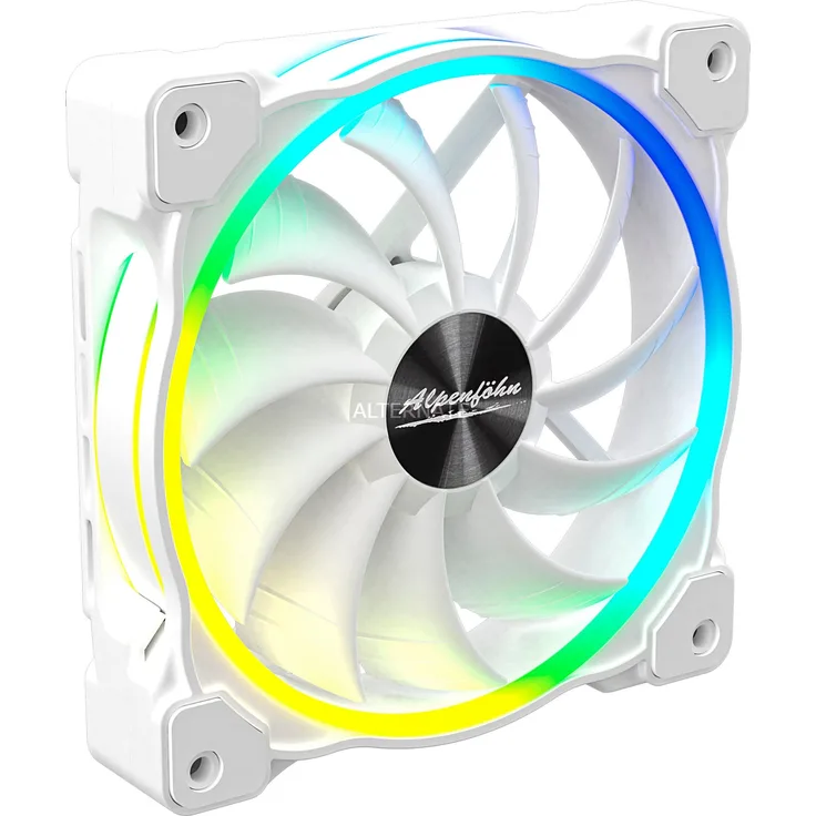 Alpenföhn Wing Boost 3 ARGB High Speed - White Edition - Gehäuselüfter - 120 mm - weiß (84000000166)