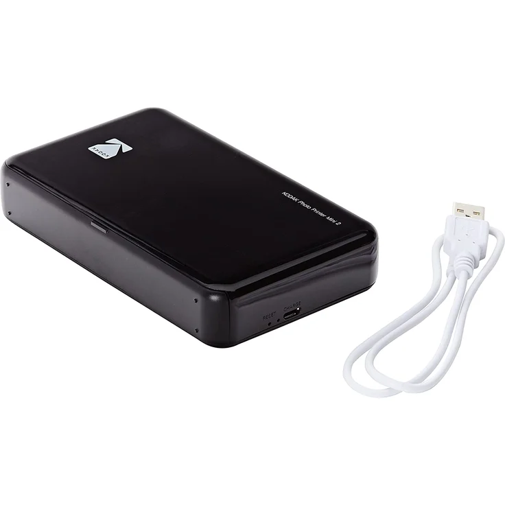 Kodak Mini 2 HD Wireless Mobile Instant Fotodrucker w - 4 Pass patentierte Drucktechnologie (Schwarz) - Kompatibel mit iOS & Android-Geräte - Echte Tinte in Einem Instant – Bild 5