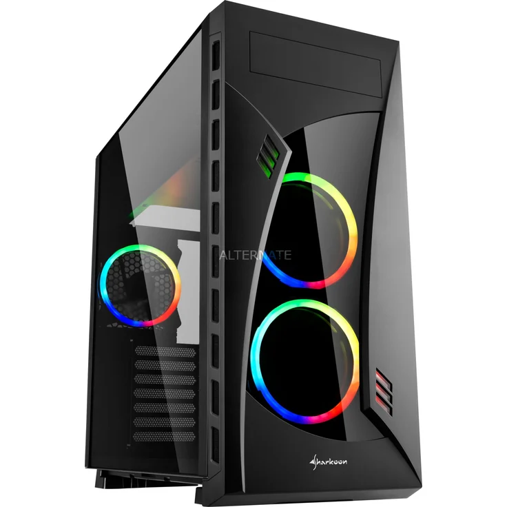 Sharkoon NIGHT SHARK RGB PC-Gehäuse Rgb – Bild 1