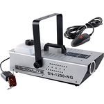 Showlite SN-1200 Nebelmaschine (1200W, 500m³ Nebelausstoß-min, 7 Min. Aufwärmzeit) inkl. Funk Fernbedienung